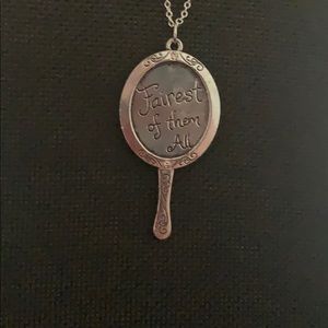 Evil Queen mirror necklace